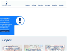 Tablet Screenshot of karl-broecker-stiftung.de